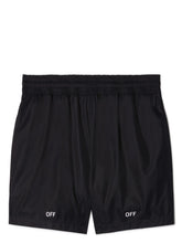 logo print swim shorts